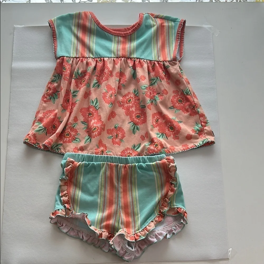Matilda Jane Garden Dreams Floral Pajama Set Size 4